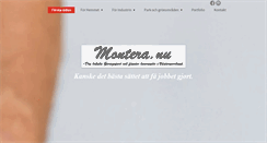 Desktop Screenshot of montera.nu